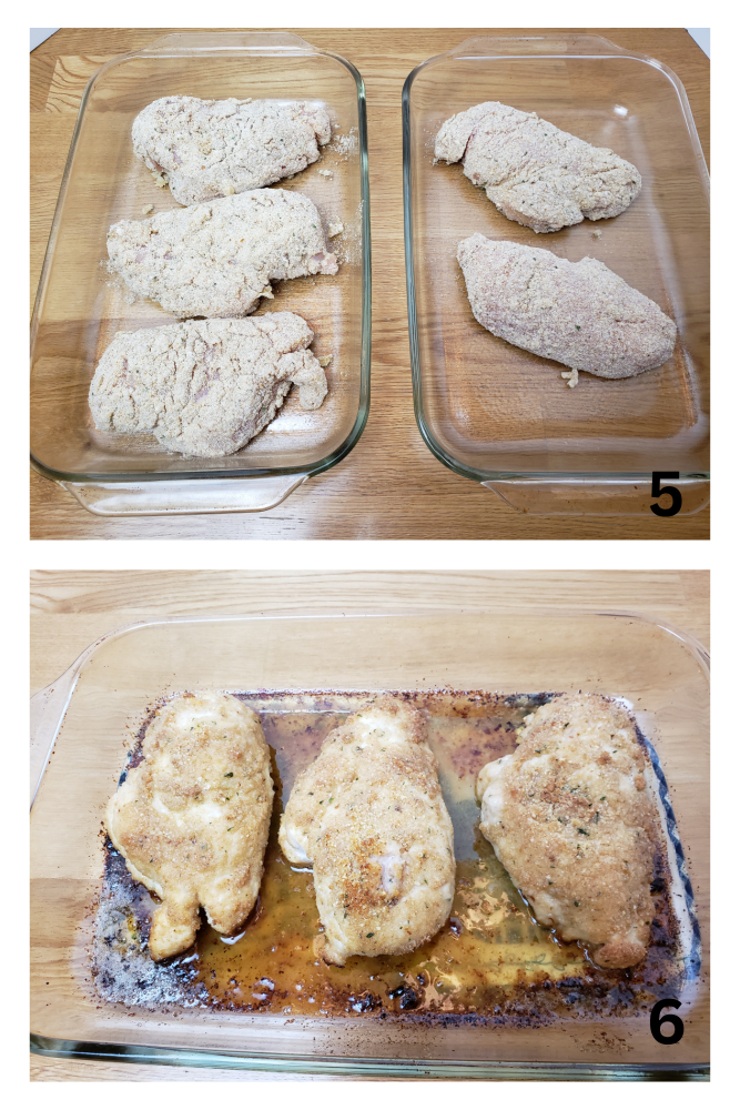 parmesan chicken 5-6 process shots